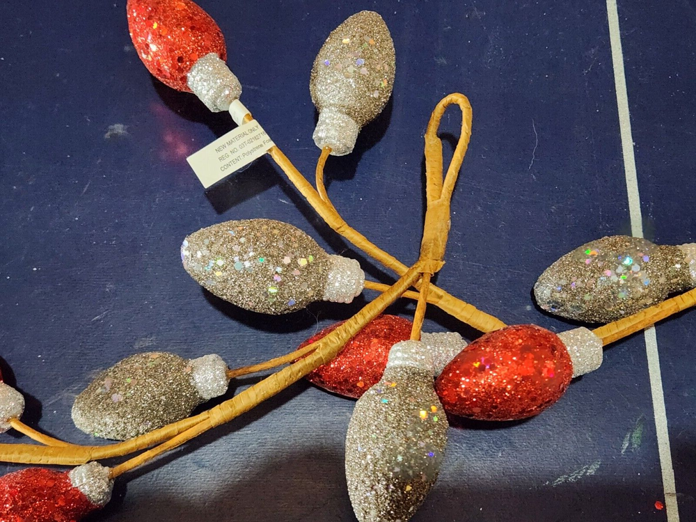 Christmas bulb wreath or bough  LOW PRICE + LOW SHIPPING - BUY NOW !-image