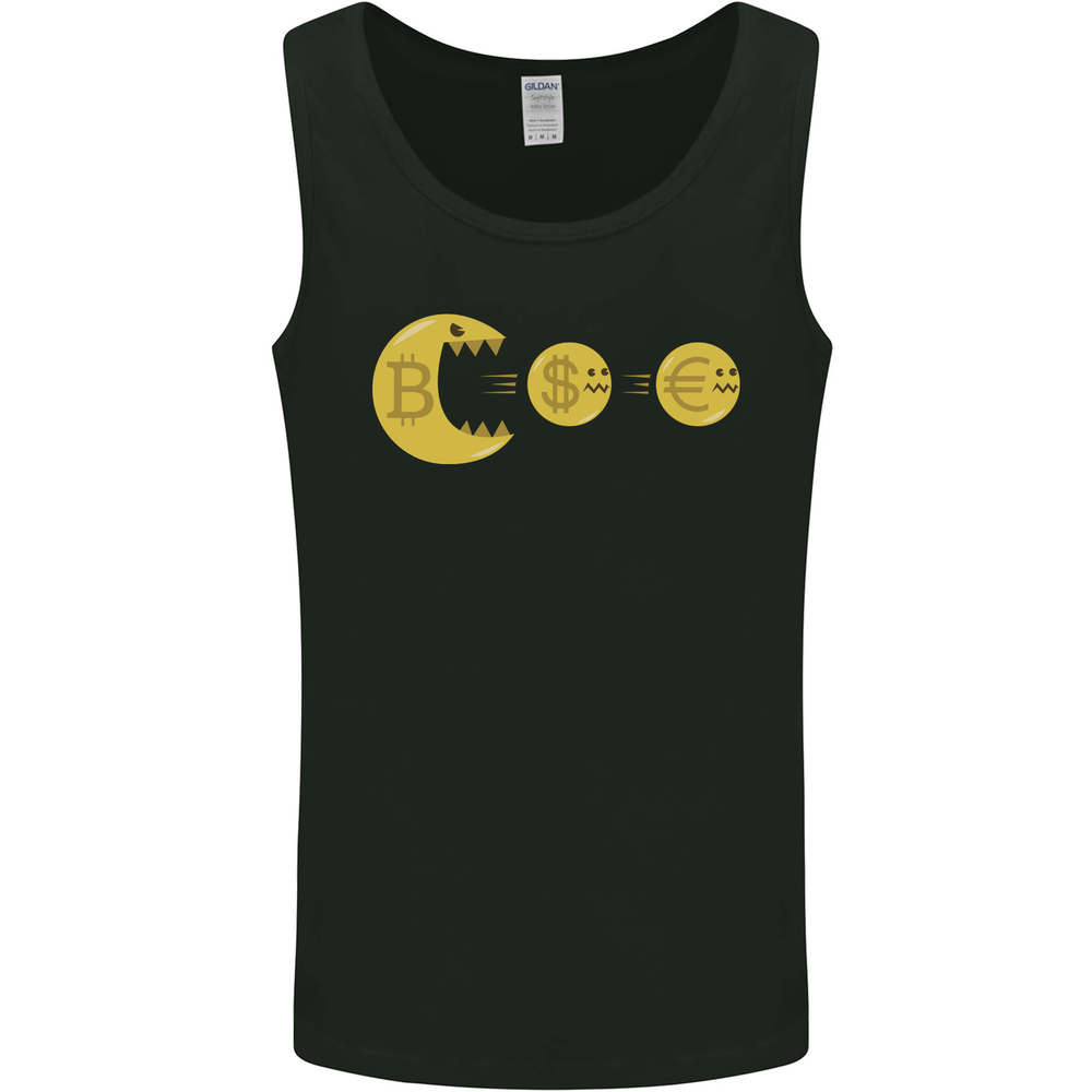 Bitcoin Monster Cypto Cryptocurrency Money Mens Vest Tank Top-image
