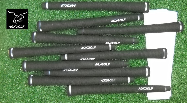 NEW AGXGOLF LADIES SIZE GOLF GRIPS: 10 PACK (BLACK) +12 TAPE STRIPS: BUY NOW-image