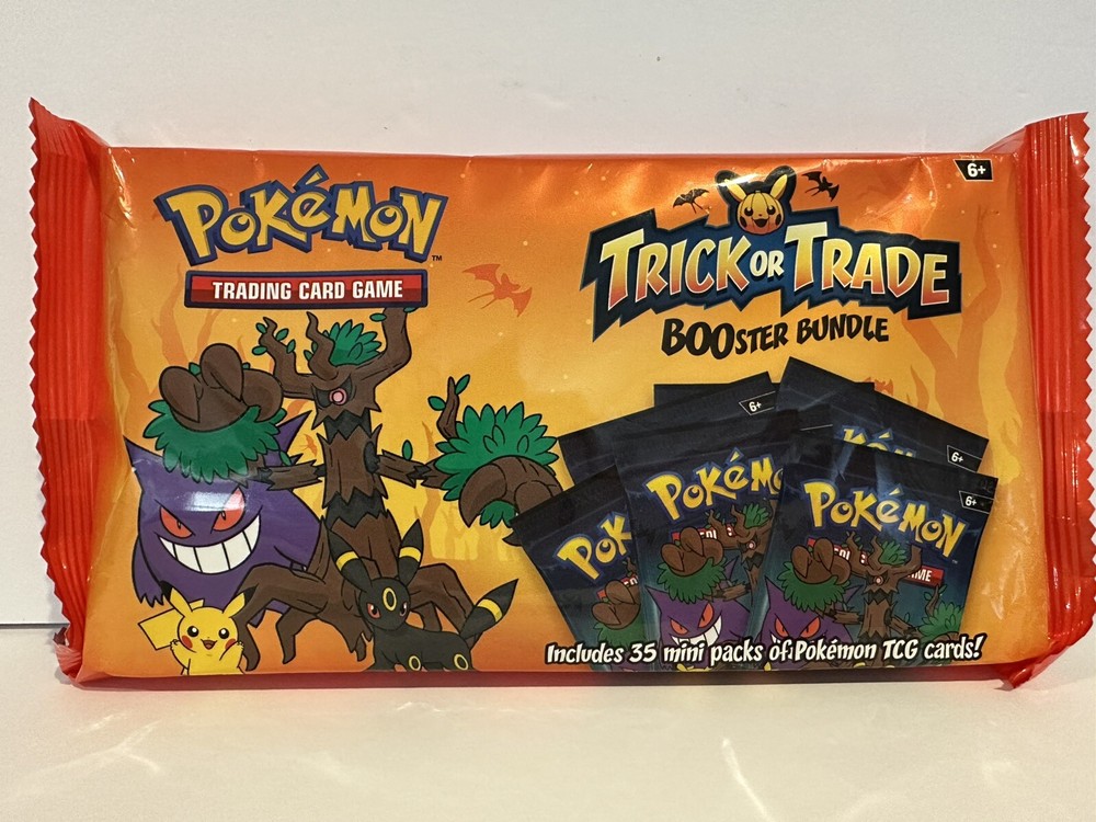 Pokémon Halloween Trick or Trade Booster Bundle 35 Mini Packs TCG Cards