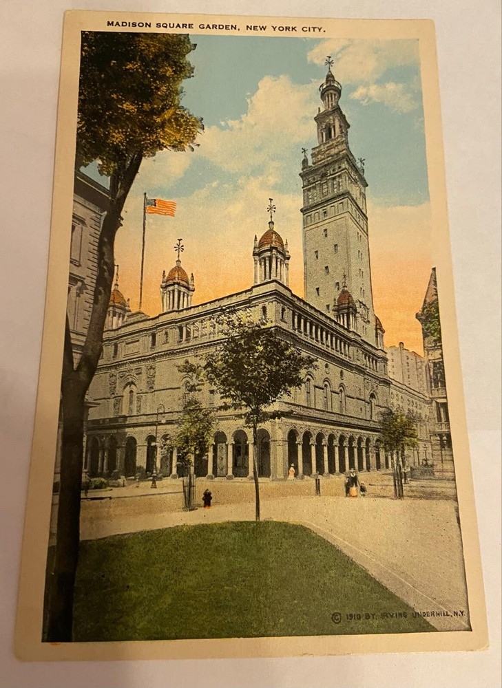 Vintage postcard MADISON SQUARE GARDEN NEW YORK CITY