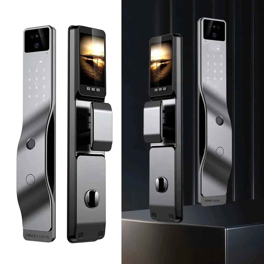 3D Face Recognition Smart Lock with Tuya WiFi Biometric Entry for Front Door-image