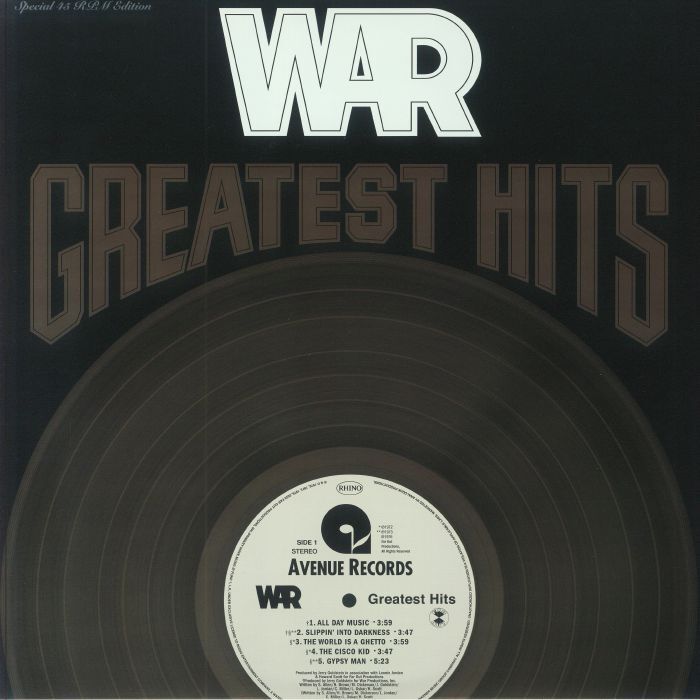 WAR - Greatest Hits (reissue) - Vinyl (2xLP)
