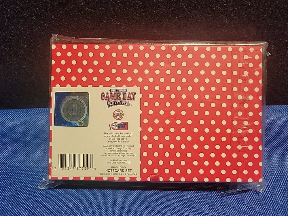 Cardinals Game Day Outfitters Notecard Set, 8 Cards W/envelopes In A Box