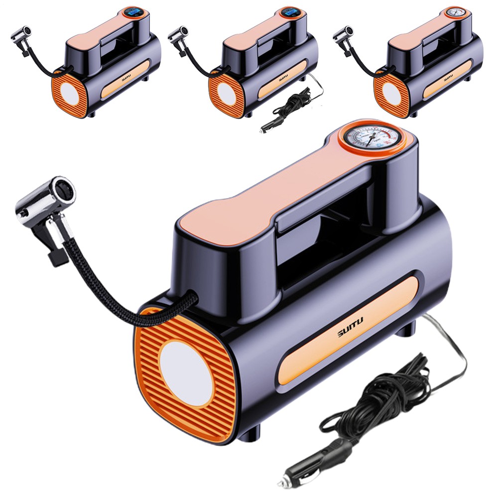 Portable 120W Car Tire Air Compressor Pump for Quick Inflation