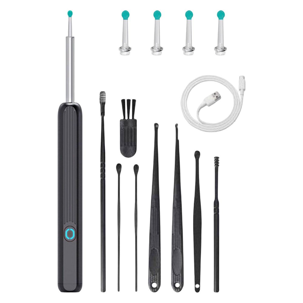 Smart Visual Earwax Ear Wax Removal Tool, Ear Cleaner with 1080P Ear Camera Kit-image