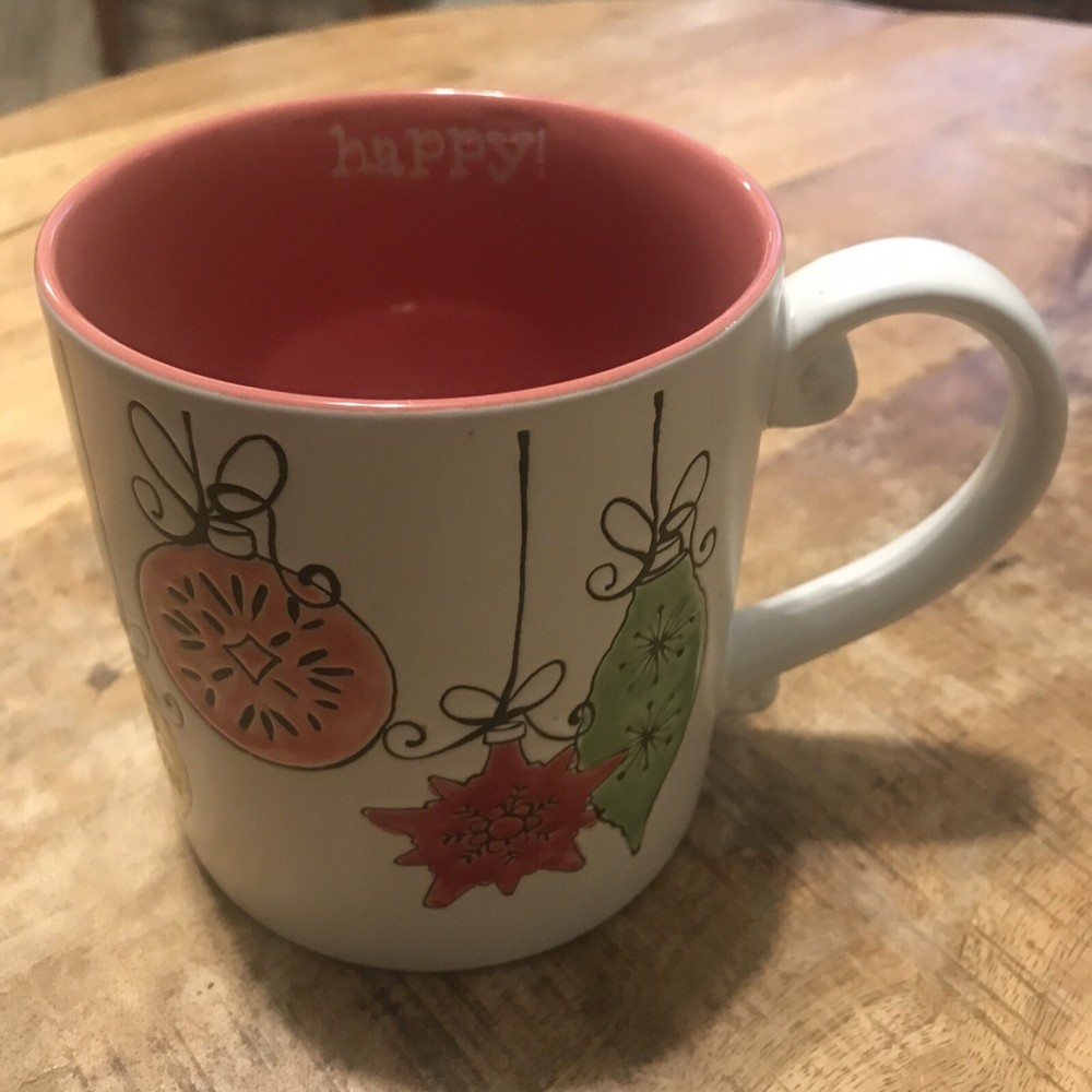 Spectrum Designz Christmas Happy Coffee Mug Holiday Ornaments 2017 Holidays