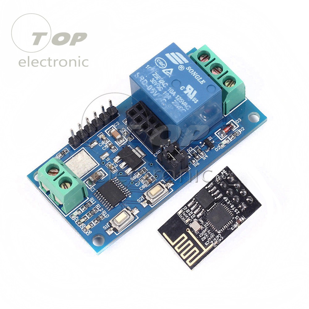 ESP8266 ESP-01 12V 4 Channel WiFi Relay Module For IOT Phone APP Controller NEW