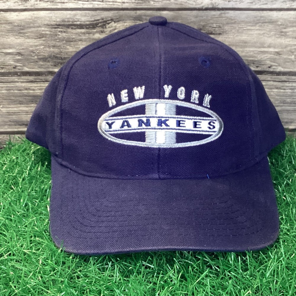 Vintage New York Yankees Snapback Hat Cap Blue Bronx Bombers Sports Specialties