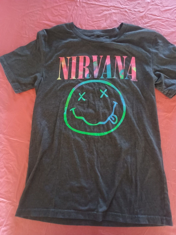 Nirvana Smiley Face T-Shirt Size XS