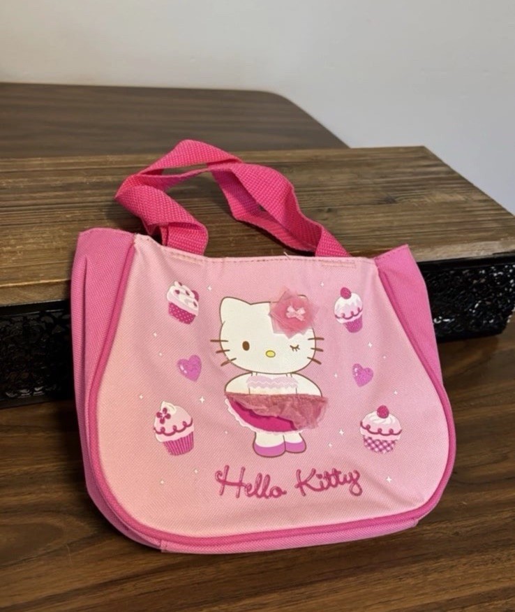 Hello Kitty Pink Ballerina Cupcake Crossbody Bag for Kids 2011 Edition