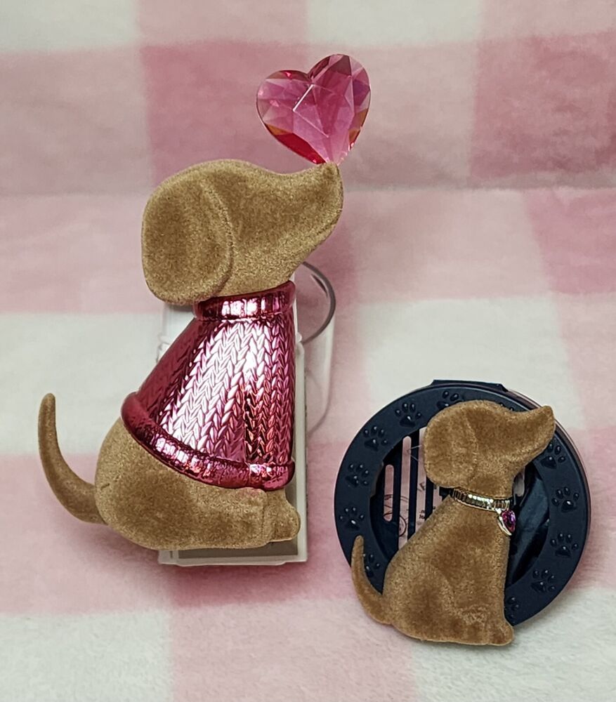 💕🐾 Bath & Body Works Valentine's Day Puppy Wallflower Plug & Car Fragrance...