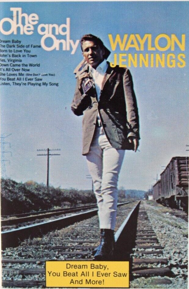Waylon Jennings - The One And Only Cassette Tape Outlaw Country RCA 1985 Tested