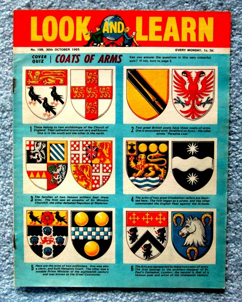 Look and Learn Vintage UK Magazine Oct 30 1965 icmsc3