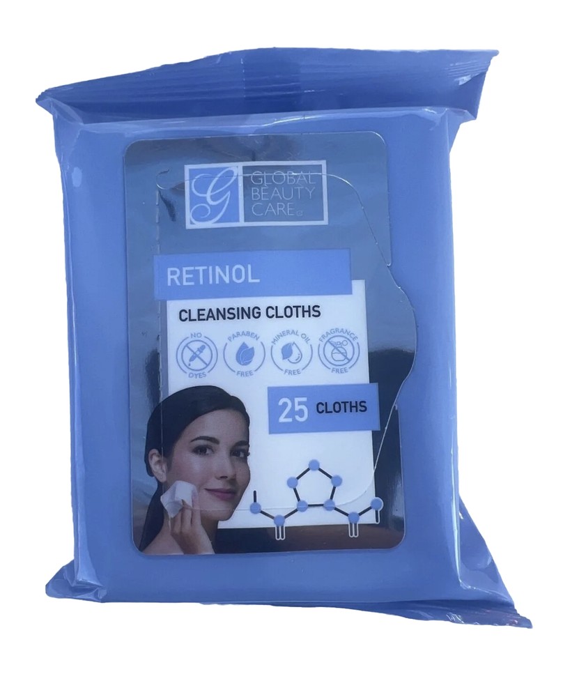 Global Beauty Care Retinol Makeup Cleansing Wipes, 25-ct. Pack