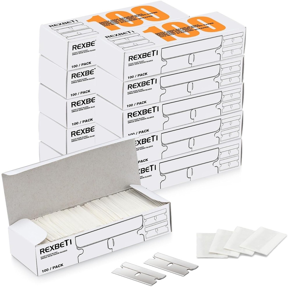 1000PCS Industrial Single Edge Razor Blades for Precision Cutting