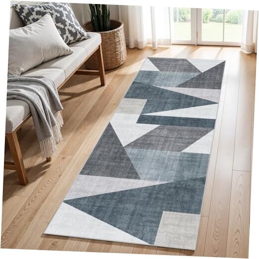 Non Slip Washable Runner Rug 3x6 for High Traffic Hallway & Kitchen
