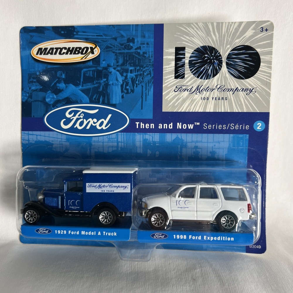 NEW! Matchbox FORD Then And Now Series 1929 Model A Truck & 1998 Ford Expedition