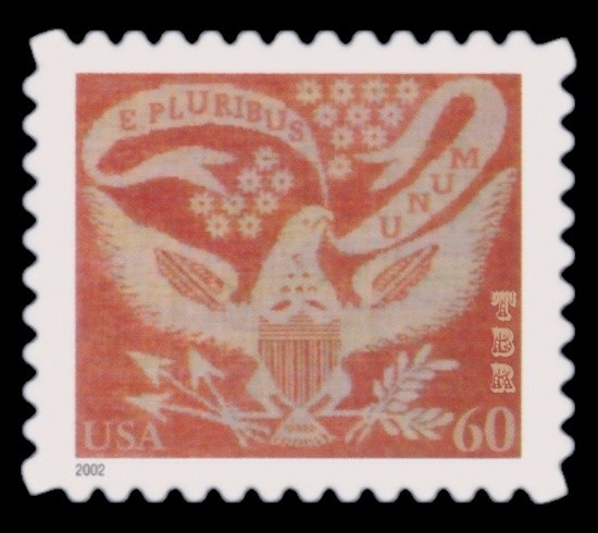 3646 Coverlet Eagle 60c Self-Adhesive 2 oz Stamp 2002 MNH - Shop Now-image