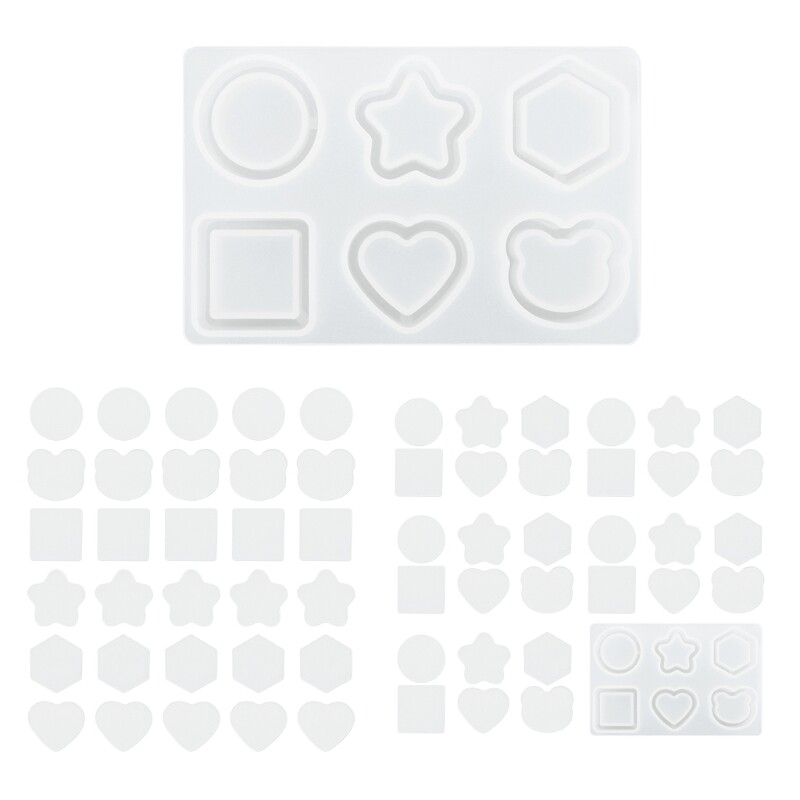 Epoxy Resin Shaker Pendant Keychain Silicone Mold