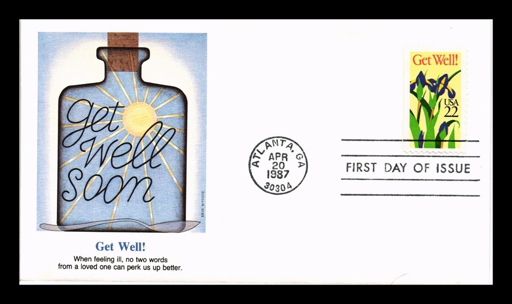 DR JIM STAMPS US COVER GET WELL SPECIAL OCCASIONS FIRST DAY ISSUE FLEETWOOD