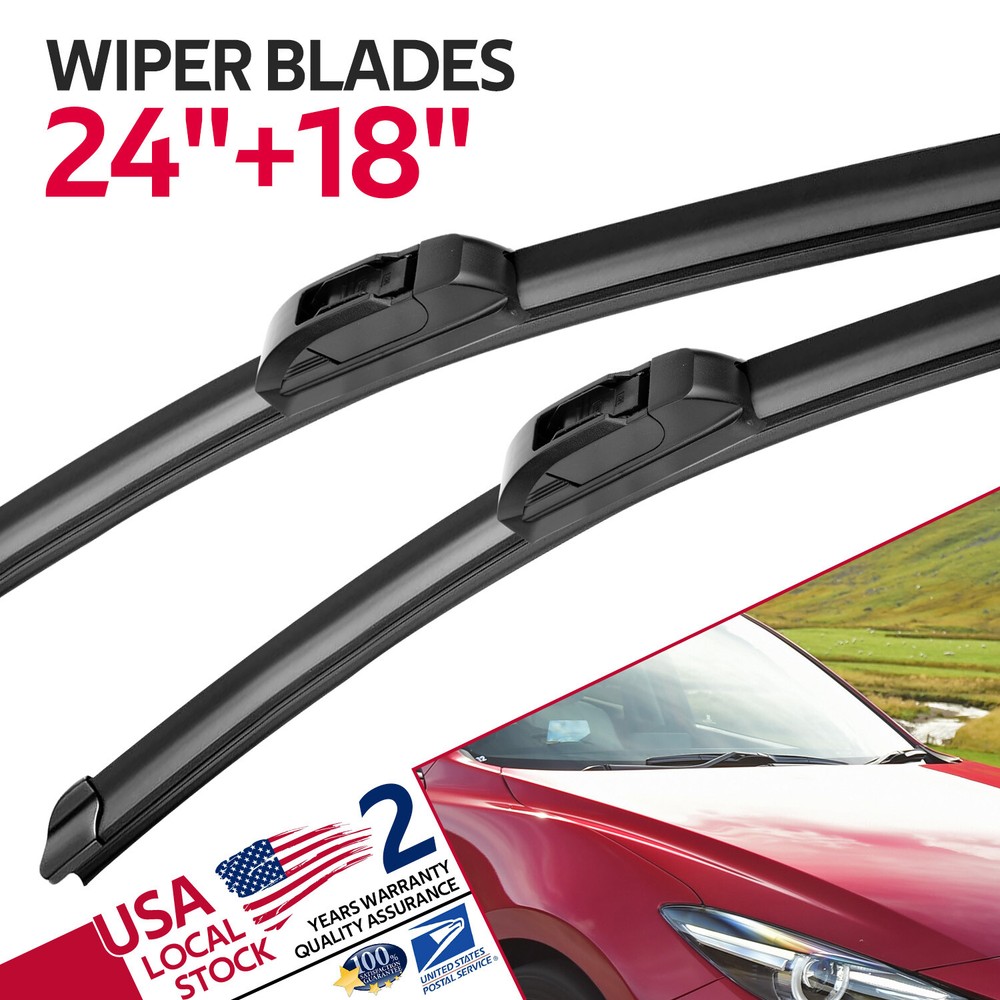 Front Windshield Wiper Blades Pair 24