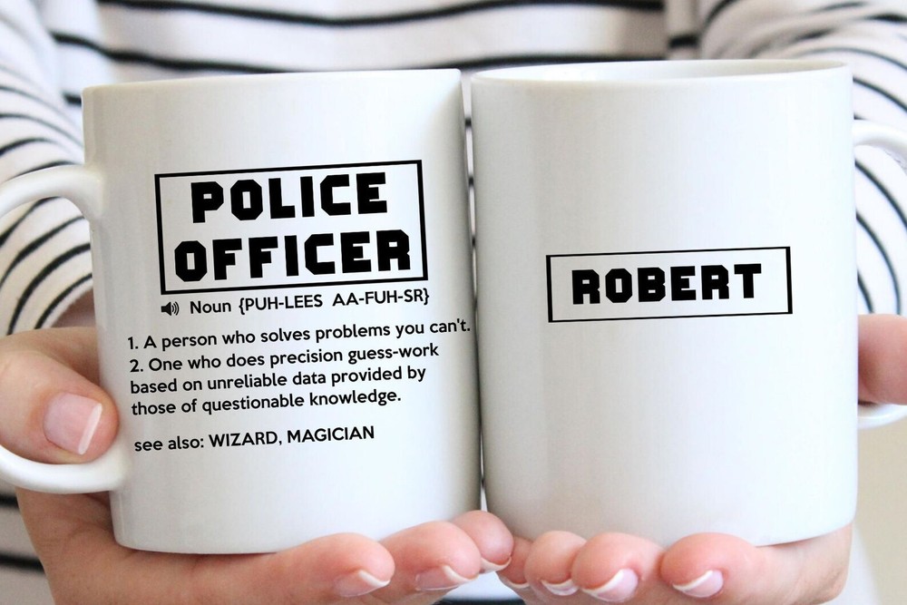 Funny Police Officer Coffee Mug For Men And Women For Birthday Appreciation