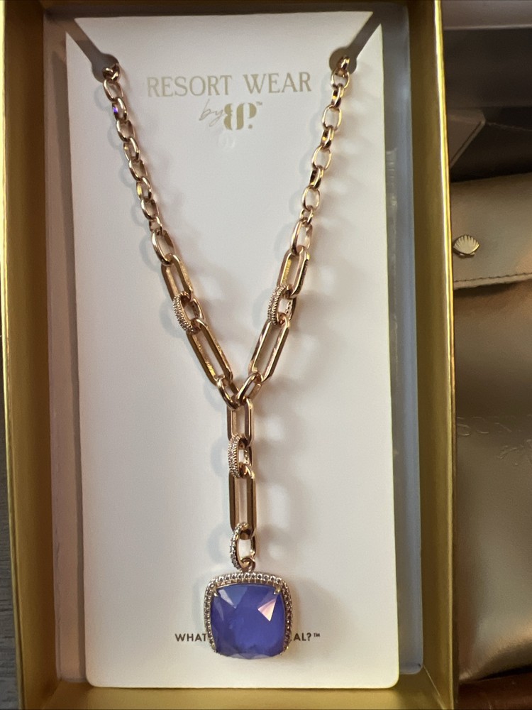 Ring Bomb Party NK43058 Emery Gray Beaded Statement Necklace  