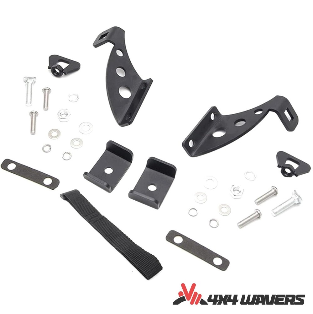 4x4wavers Hi Lift Jack Mount Brackets for hood or door installment-image