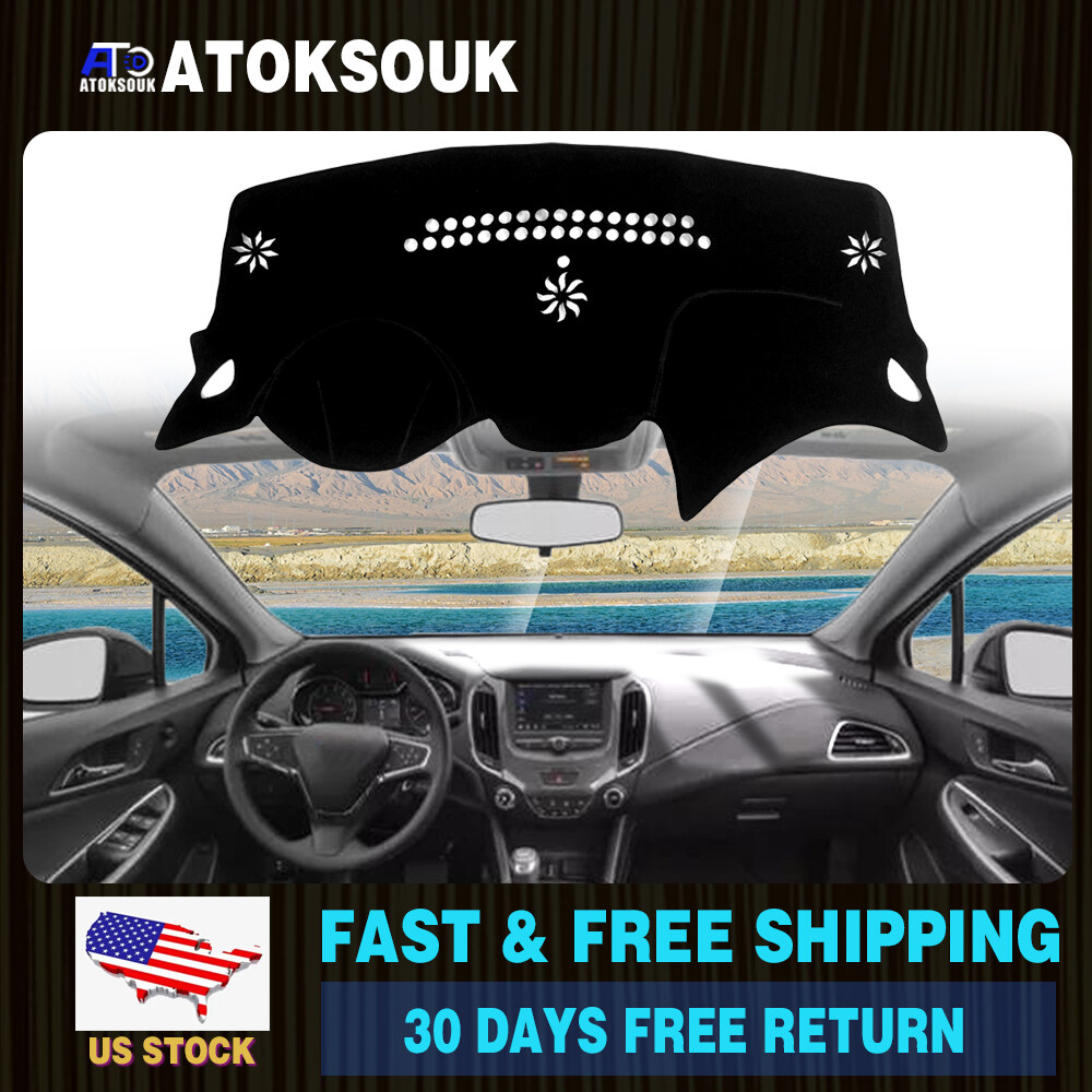 UV-Protective Dashboard Cover Mat for 2016-2021 Chevrolet Cruze Interior Shield