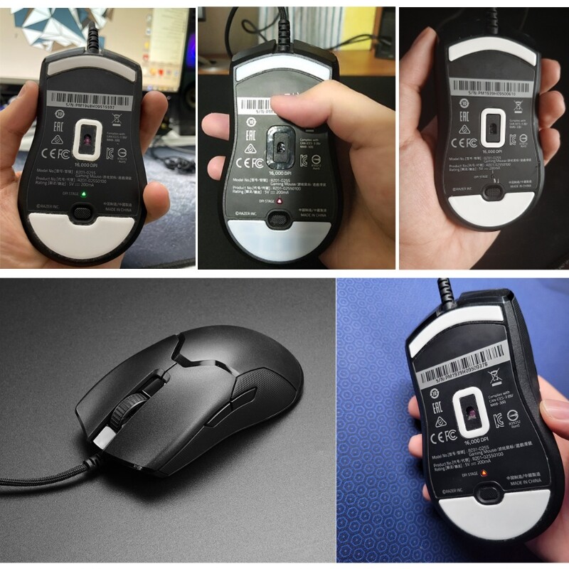 Upgrade Your Mouse with Rounded Curved Edge Skate Stickers for Smooth Gliding