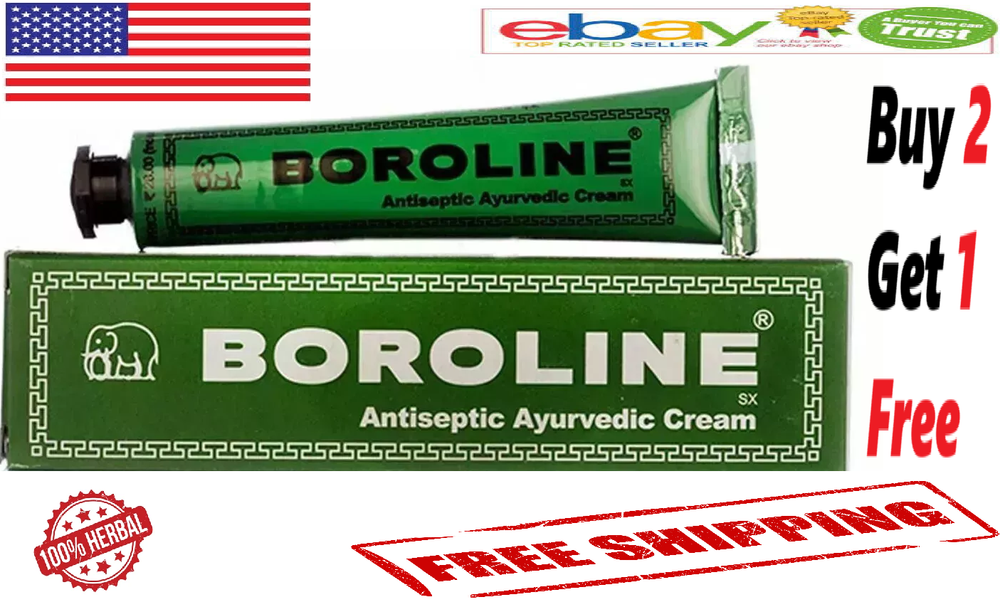 100% Natural Boroline Cream (20gm) Antiseptic Ayurvedic Cream (FREE SHIPPING)