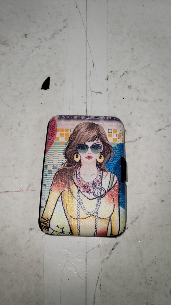 Slim Accordion Credit Card Holder Wallet with Stylish Print for Travel  -image