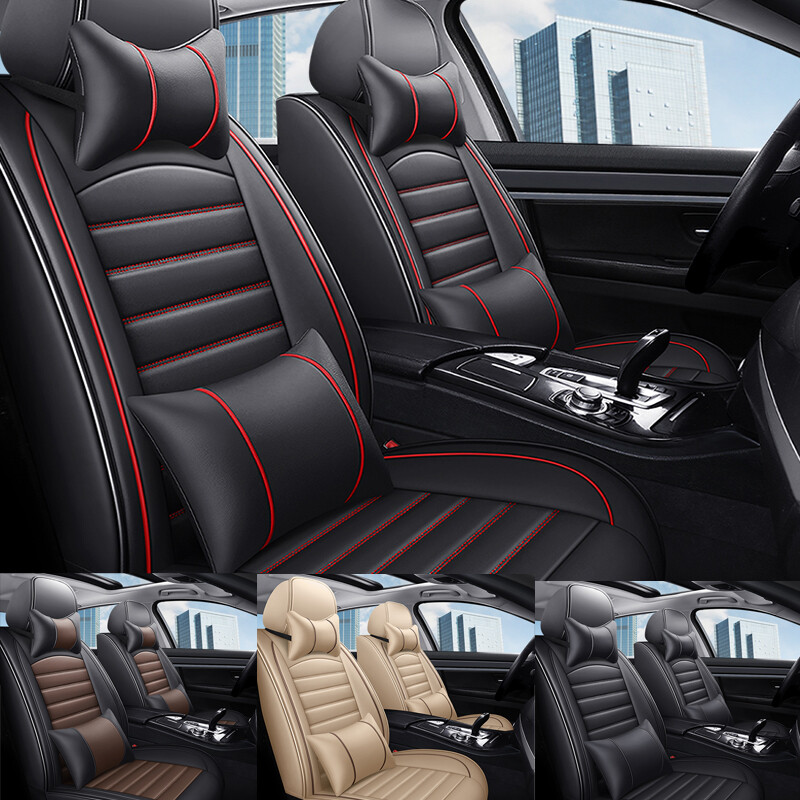 For Toyota RAV4 Car Seat Cover Protectors Waterproof Leather Front Rear Cushion