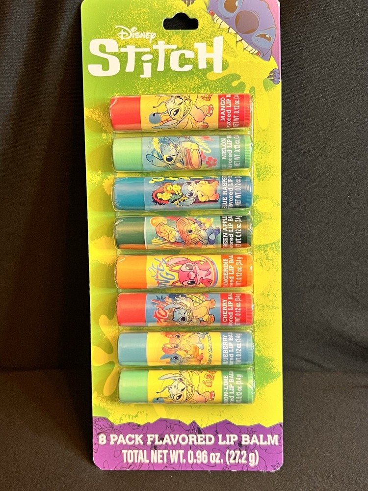 Stitch Taste Beauty 8pcs Lip Balm Set - Lilo & Stitch