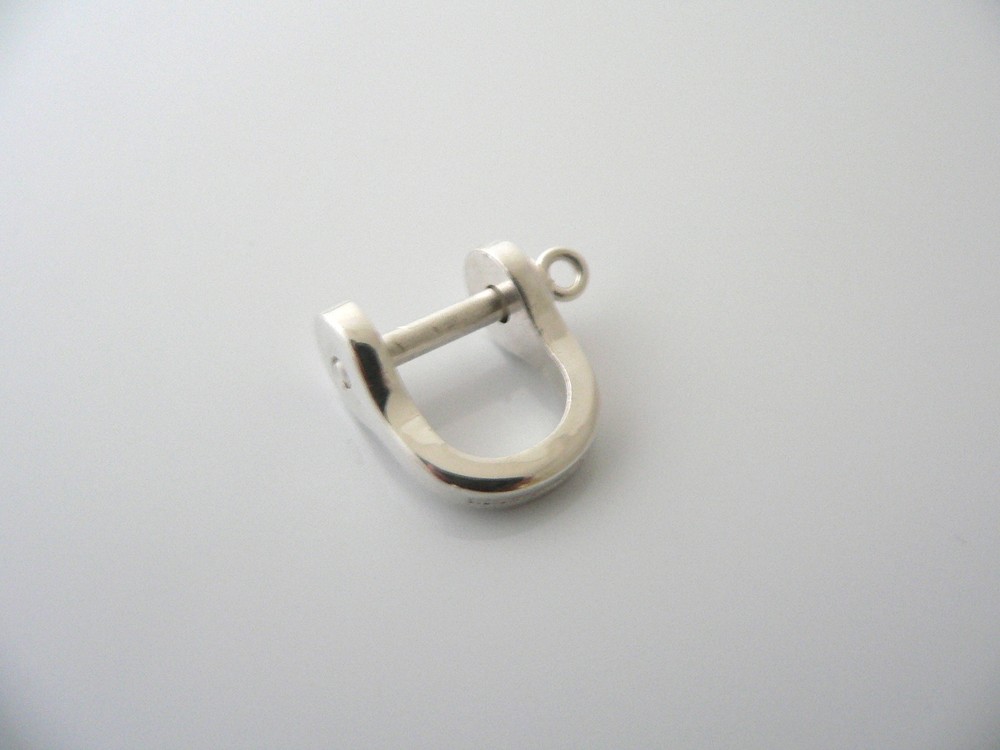 Tiffany & Co Silver Half Shackle Key Ring Keychain Rare Gift Cool Love