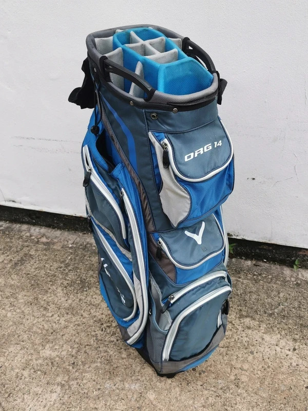 Callaway Org 14 Cart Trolley Bag With Rain Cover And Strap