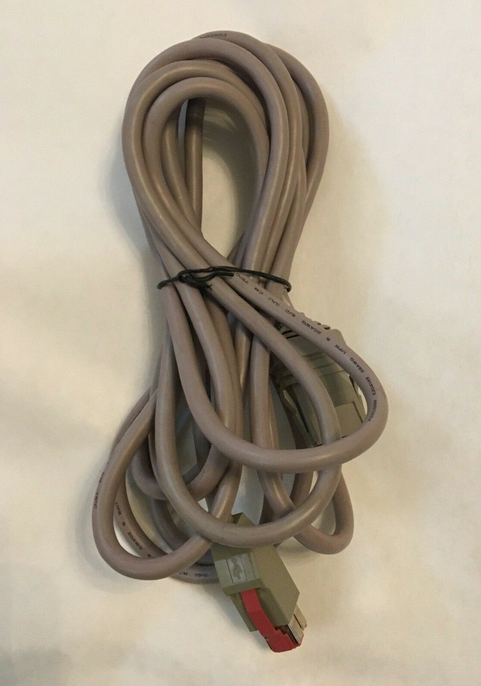 IBM Toshiba SUREPOS POS 4616-2NR 12 ft 24V Powered USB Printer Cable 40N4716