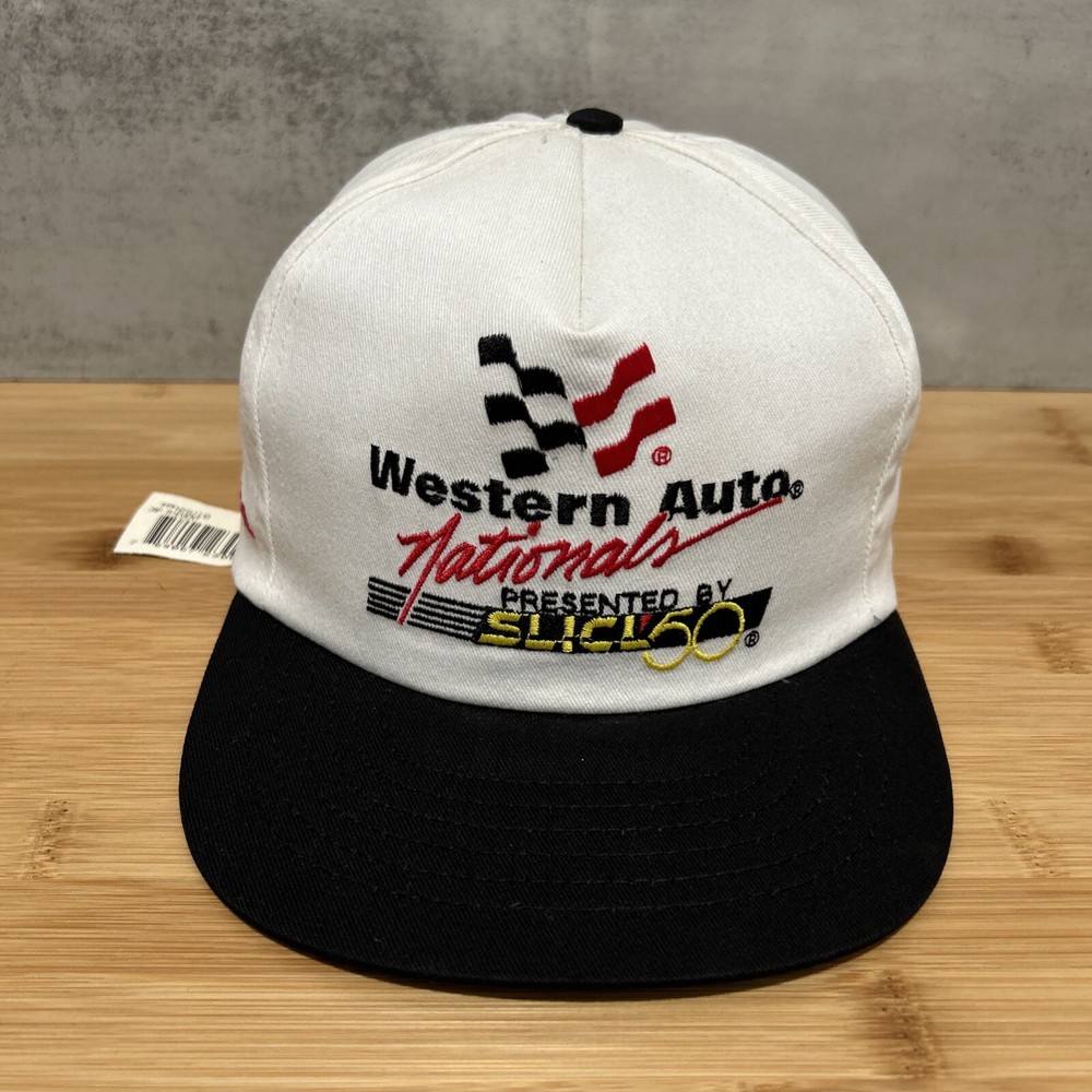 Vintage Western Auto Parts America Racing Hat Cap SnapBack 1995 Trucker NWT