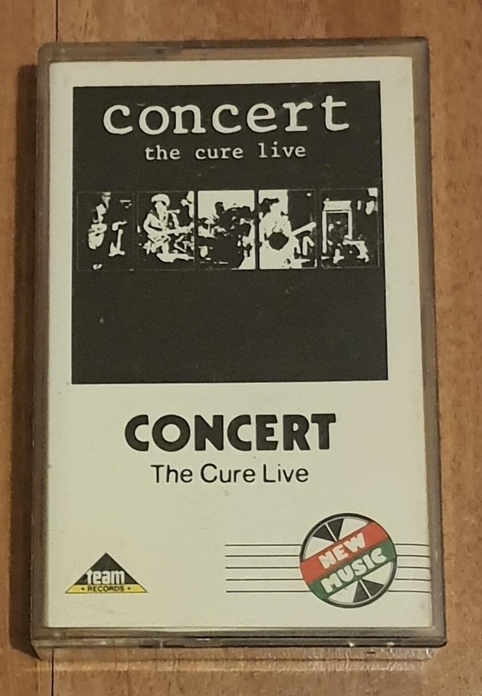 THE CURE - CONCERT THE CURE LIVE RARE INDONESIA prs. CASSETTE