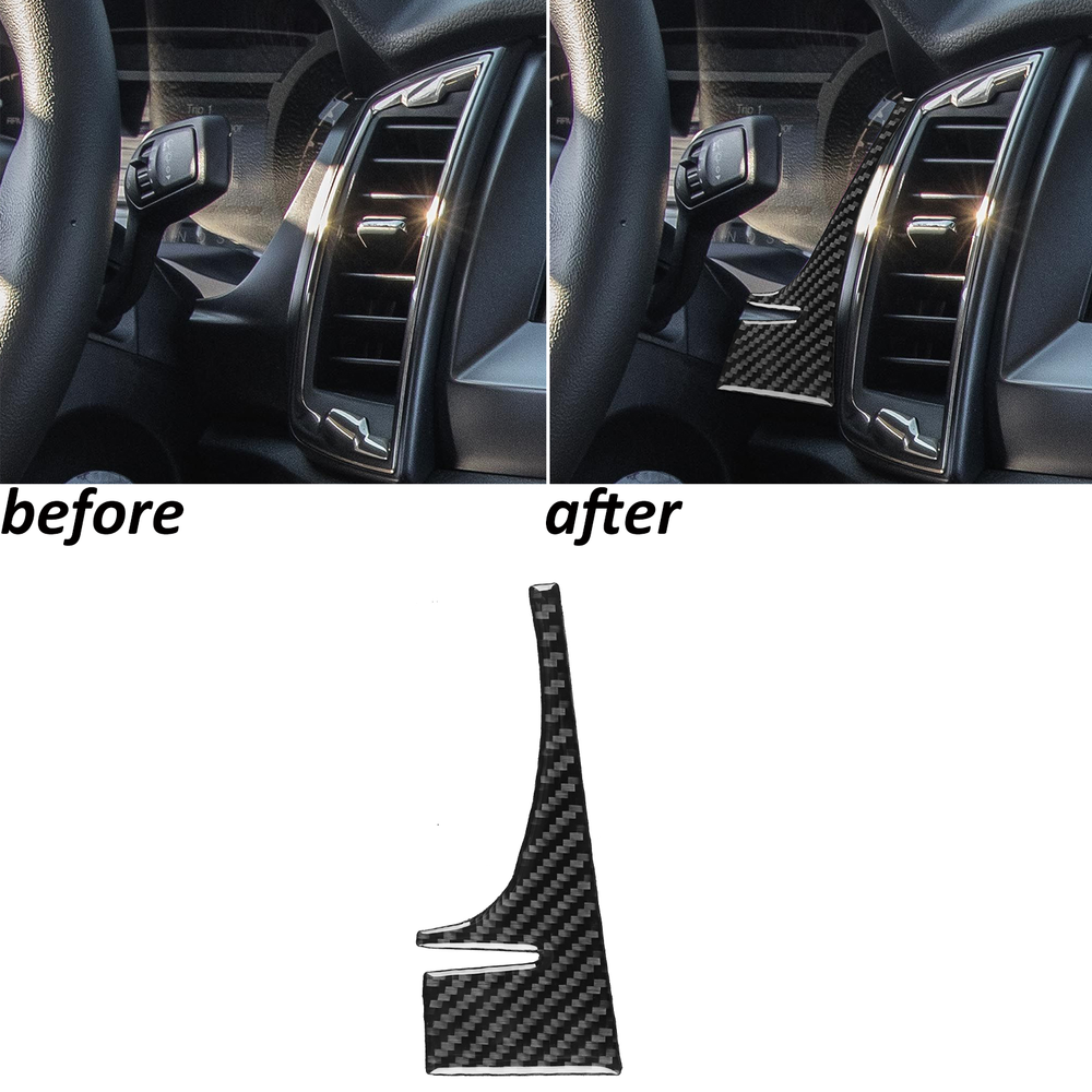 Real Carbon Fiber Speedometer Side Panel Cover Trim For Ford Ranger Sport 15-22