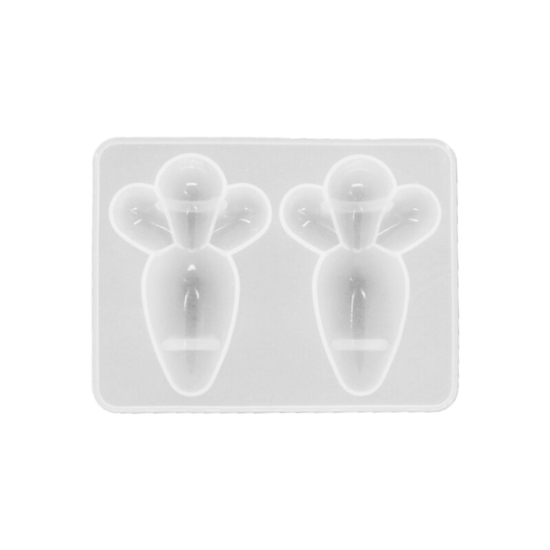 3D Carrot Bear Silicone Mold for DIY Epoxy Resin Casting Tea Cup Plate