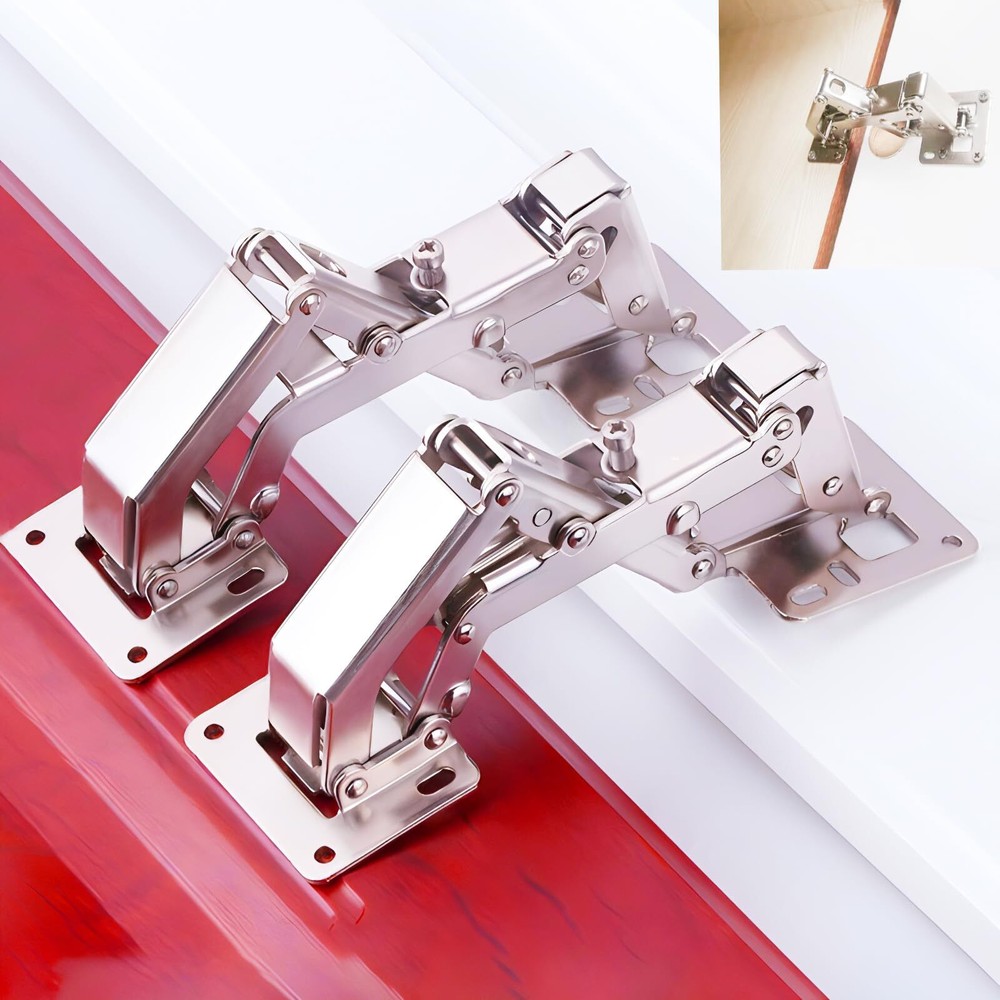2pack 170 Degree Soft Close Frameless Cabinet Hinge. Large Conceal cupboards ...