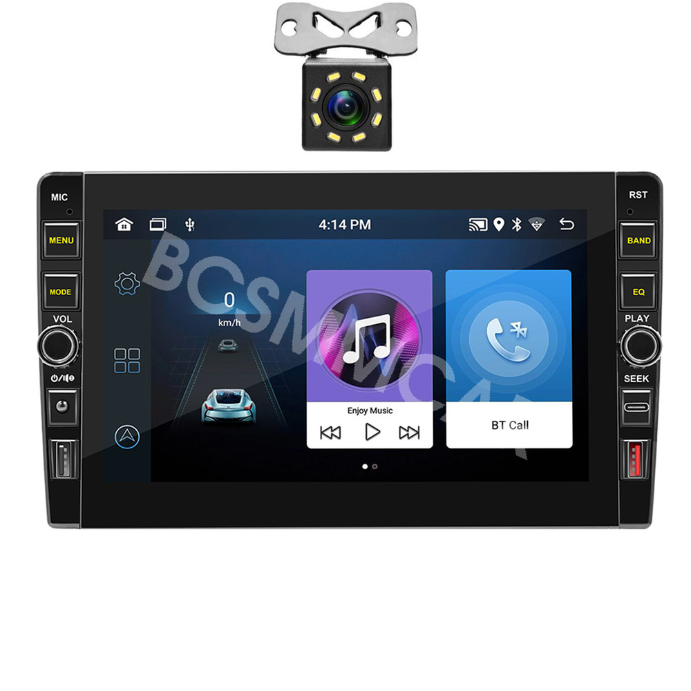 9-Inch 2Din Car Stereo Radio BT MP5 Player with Apple Carplay Android Auto Support and Built-in Camera