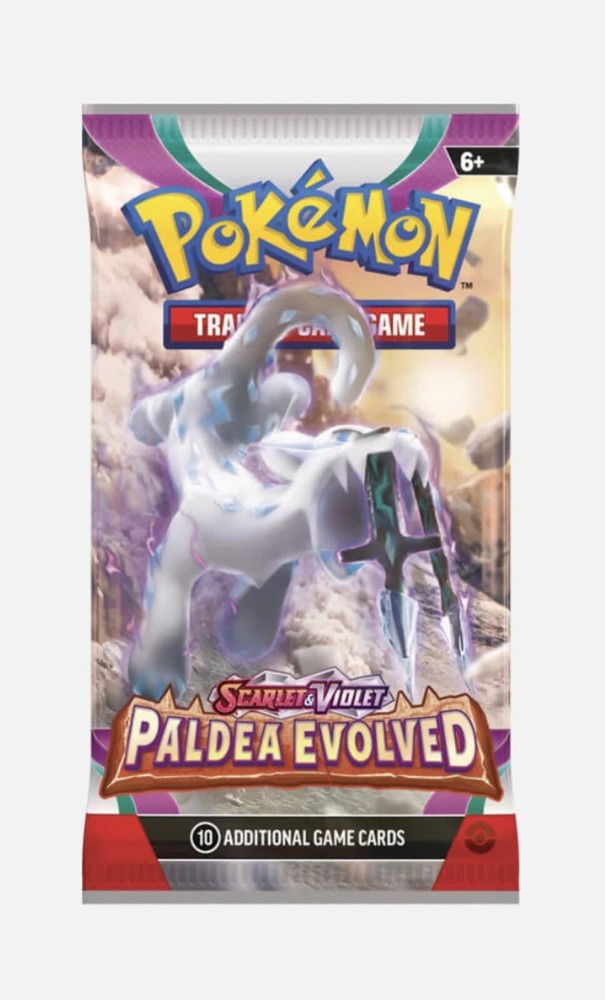 Scarlet & Violet Paldea Evolved Pokemon Booster Pack - 10 Sealed Cards
