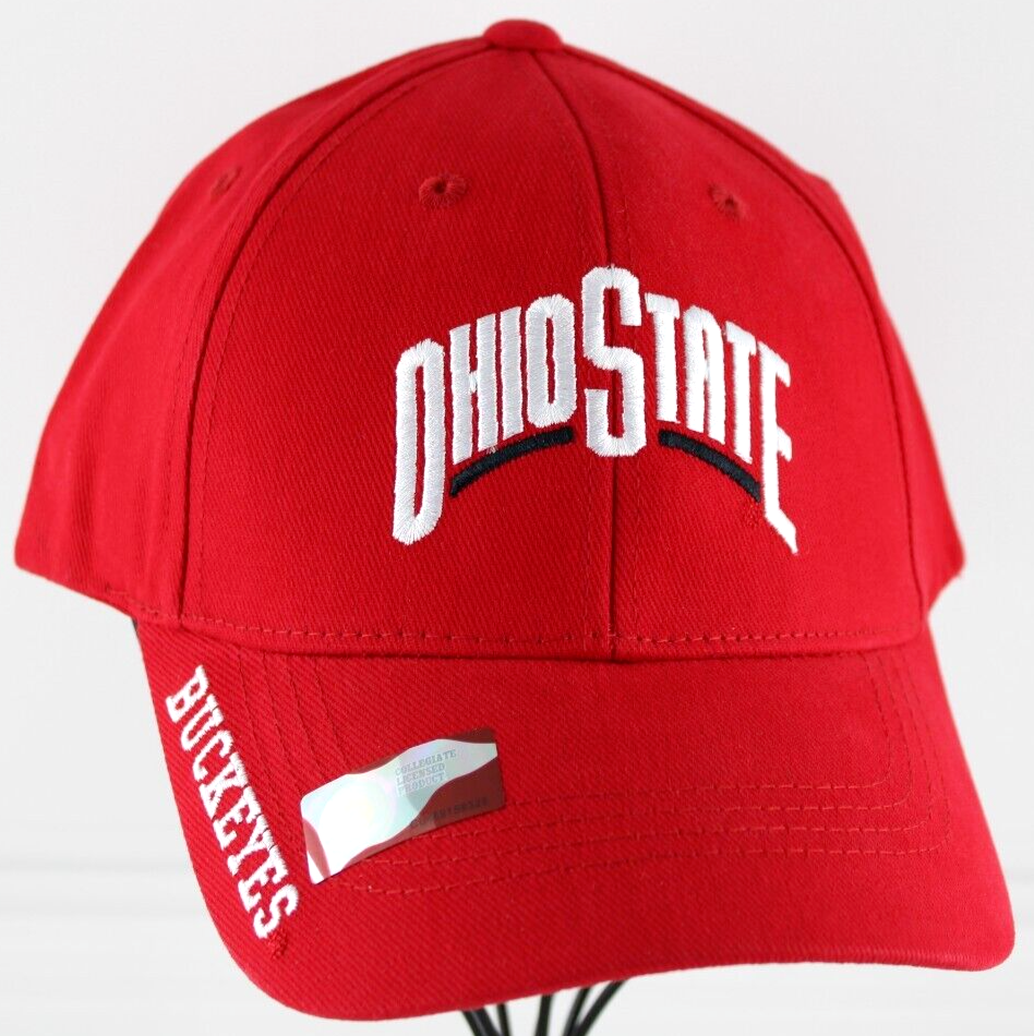 OHIO STATE UNIVERSITY BUCKEYES MENS HAT CAP OFFICIALLY LICENSED ADJUSTABLE NEW