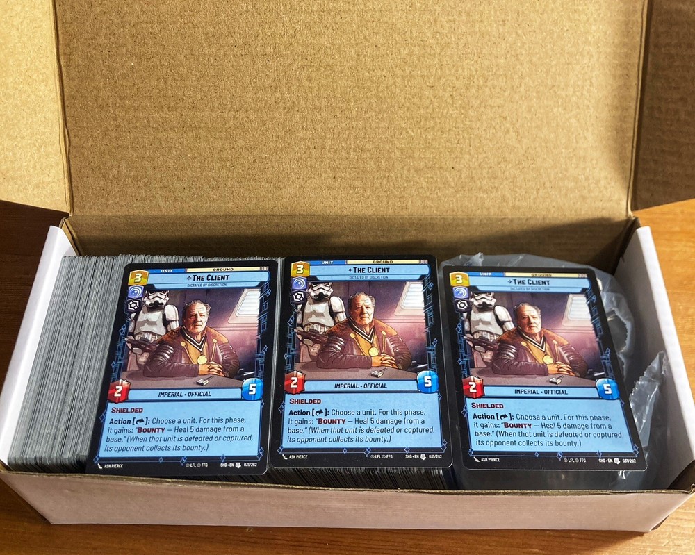 Star Wars Unlimited: Shadows of the Galaxy - FULL C/U PLAYSET (466 total cards)