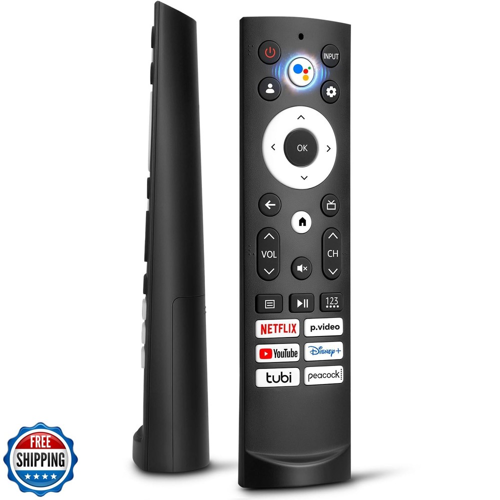 Hisense Smart Google TV Voice Remote Control Replacement Compatible-image