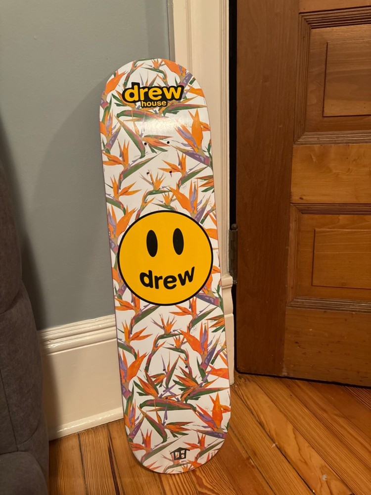 Drew house X justin bieber Skateboard deck mascot bird of paradise