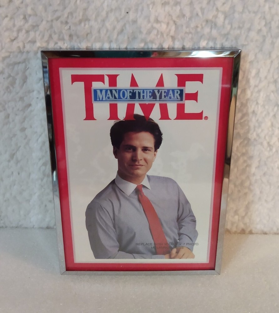Time Magazine Man of the Year  Photo Frame 5x7 Vintage